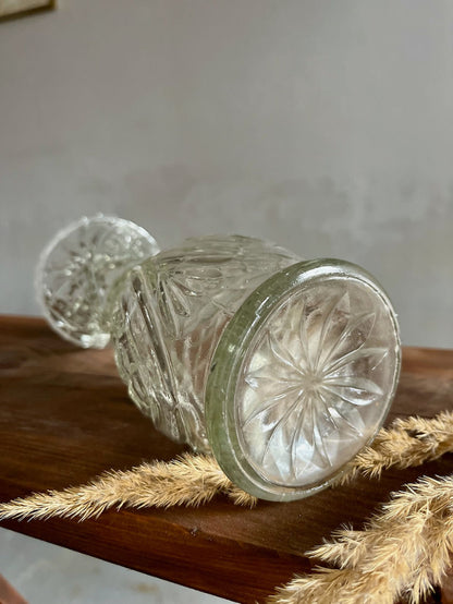 Vase en verre ciselé 1