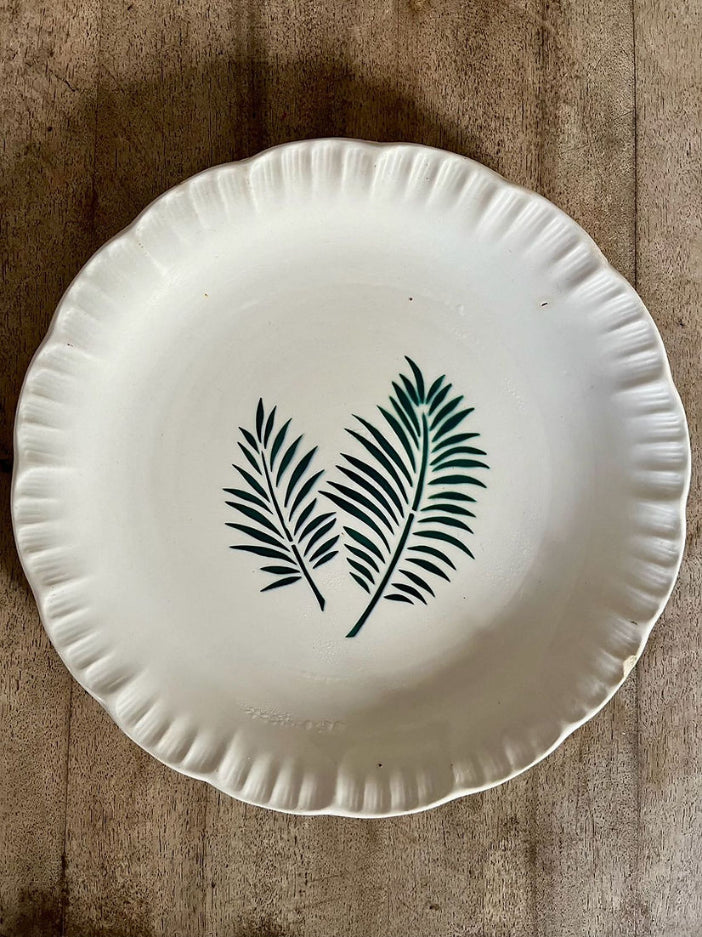 Assiettes Sarreguemines modèle "Bahia Vercor" - lot de 4