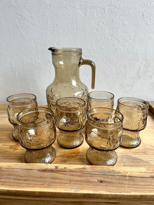 Service à orangeade vintage