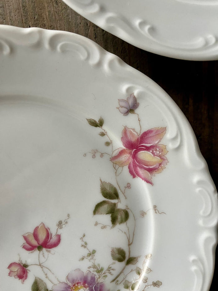 3 assiettes à dessert