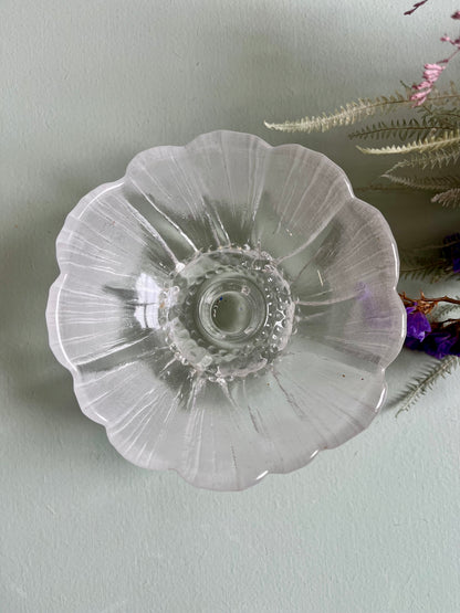 Bougeoirs en forme de fleurs - lot de 2