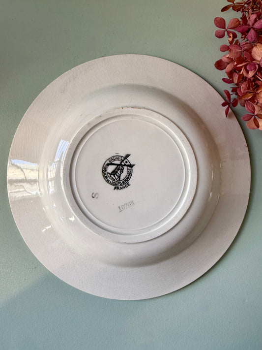 Assiette creuse motifs géométriques de Moulin des Loups