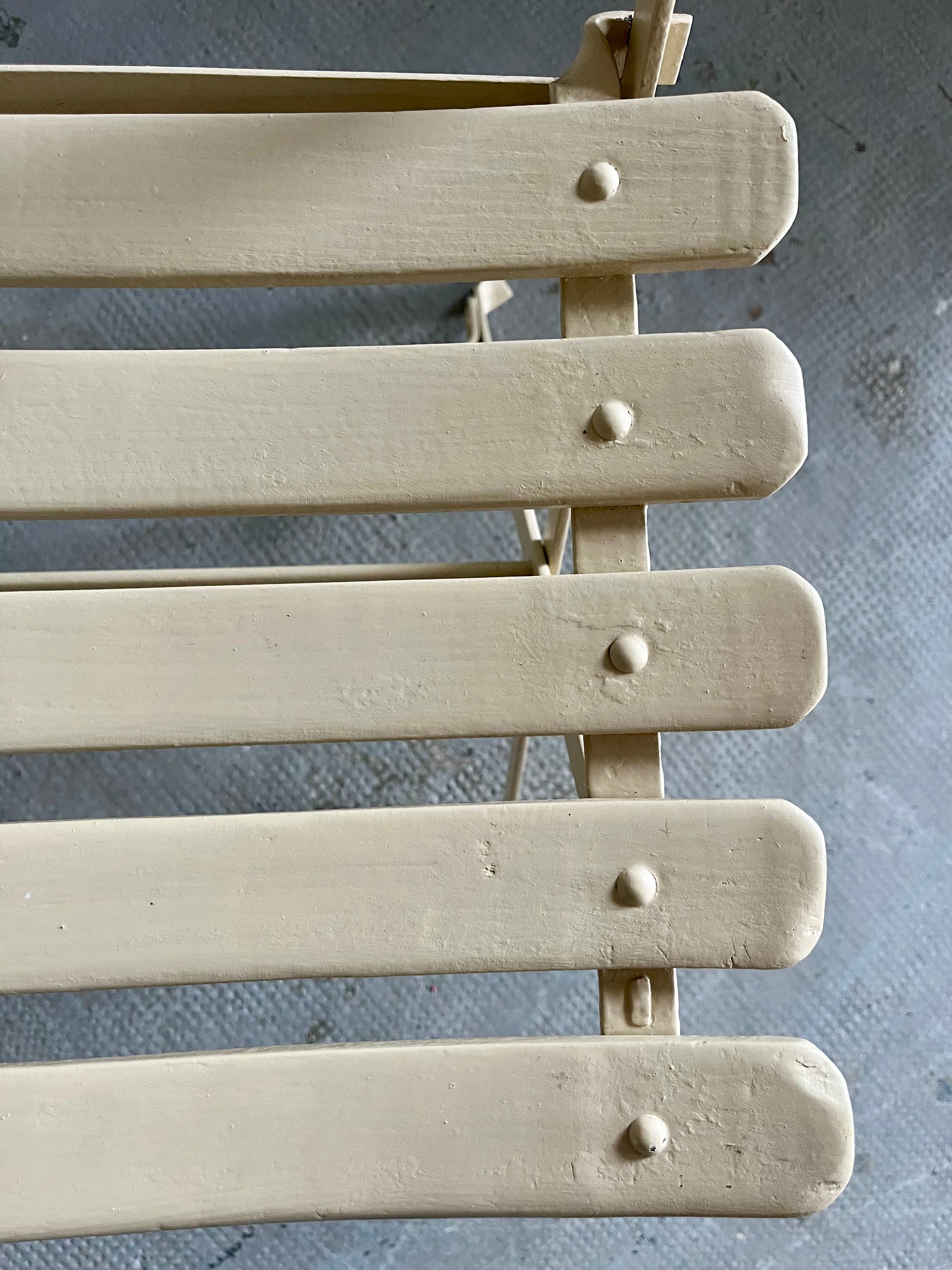 Paire de chaises de jardin anciennes  Meubles Patine