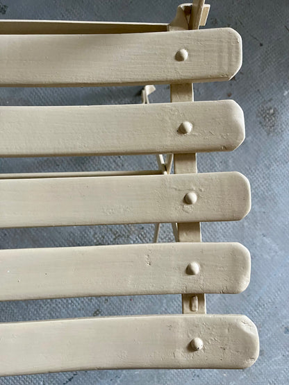 Paire de chaises de jardin anciennes  Meubles Patine
