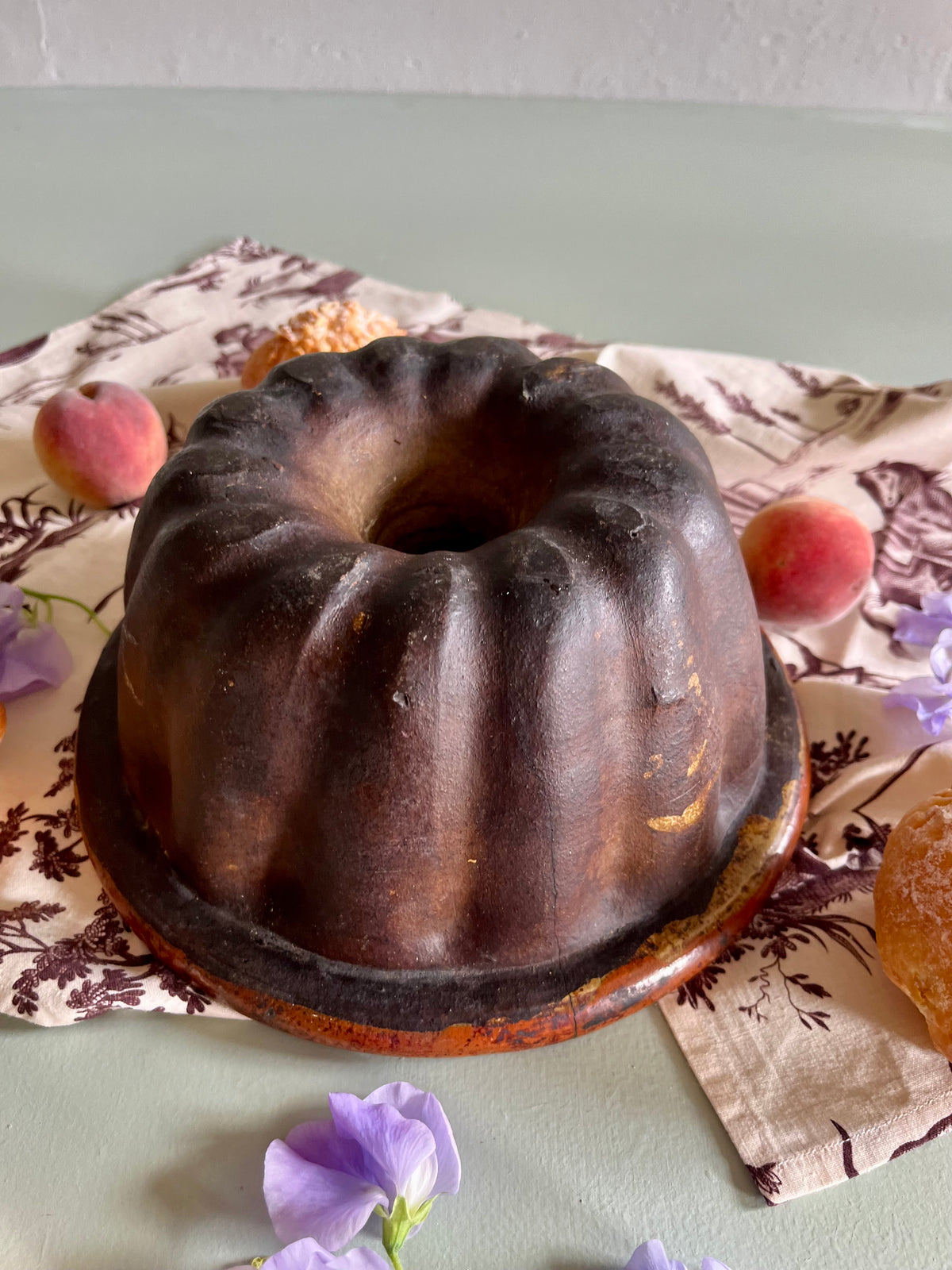 Moule à kougelhopf en terre cuite  Vaisselle Patine