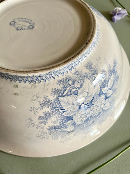 Ensemble de toilette Sarreguemines modèle « Jardinière »  Décoration Patine