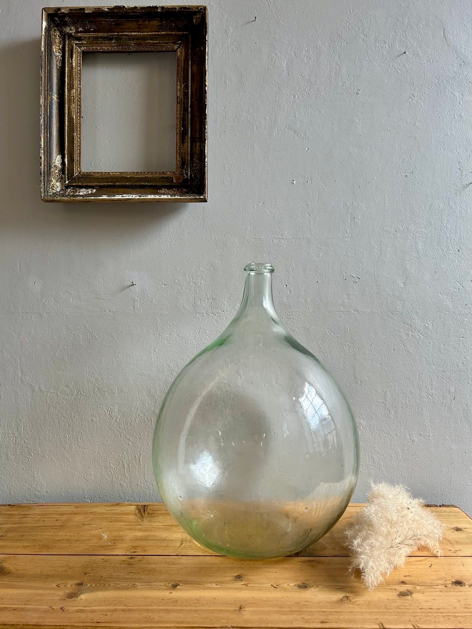 Dame-jeanne 30L verre clair   Patine