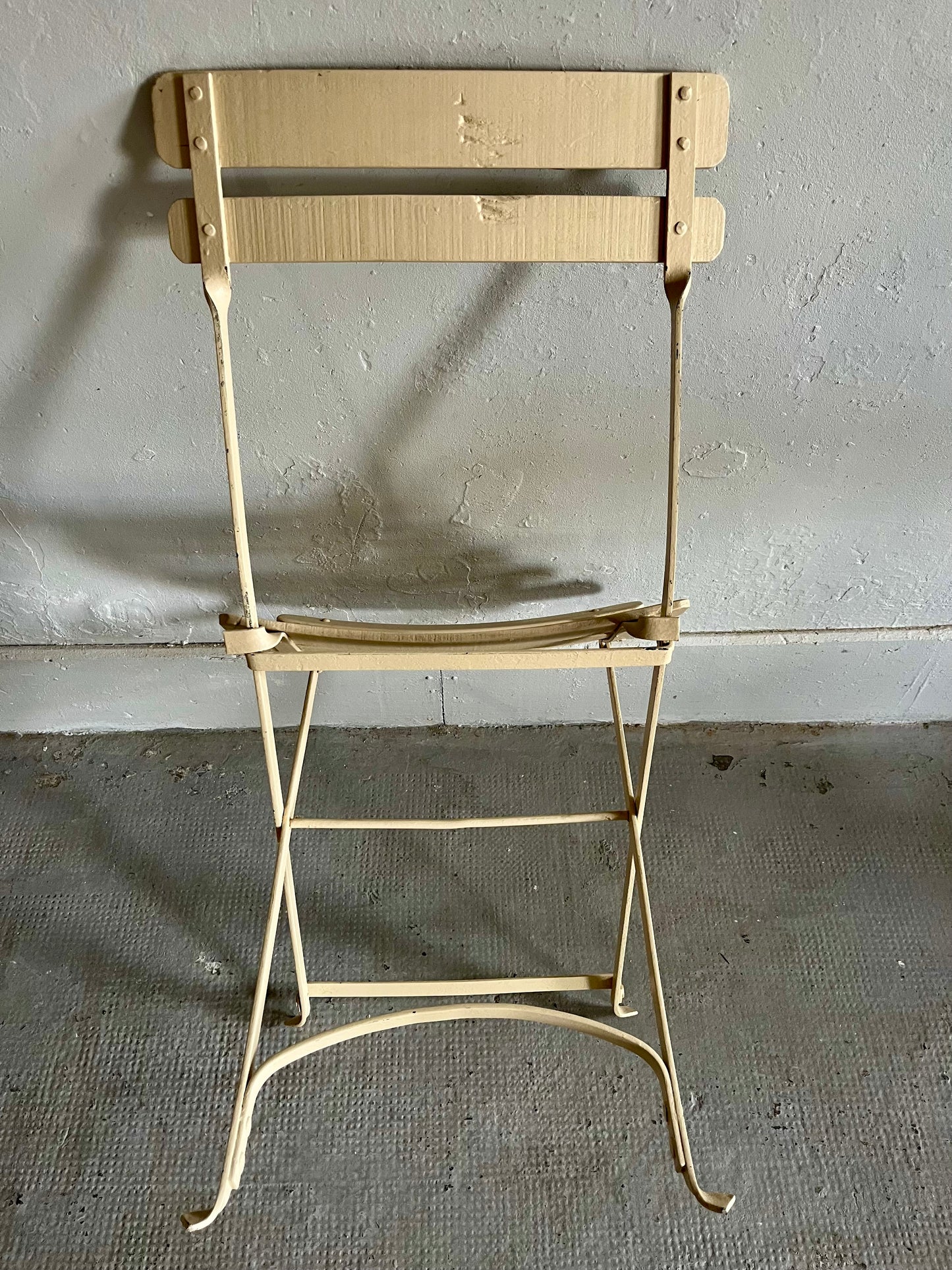 Paire de chaises de jardin anciennes  Meubles Patine
