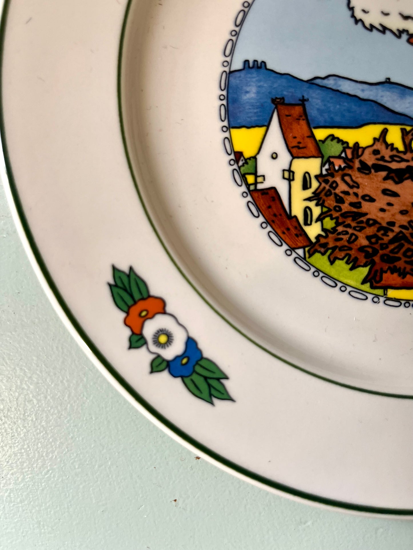 Assiette à dessert Villeroy & Boch Hansi d’Alsace  Vaisselle Patine