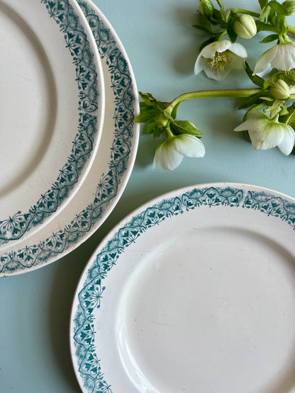 Assiettes plates Longchamp modèle « andré » lot de 3