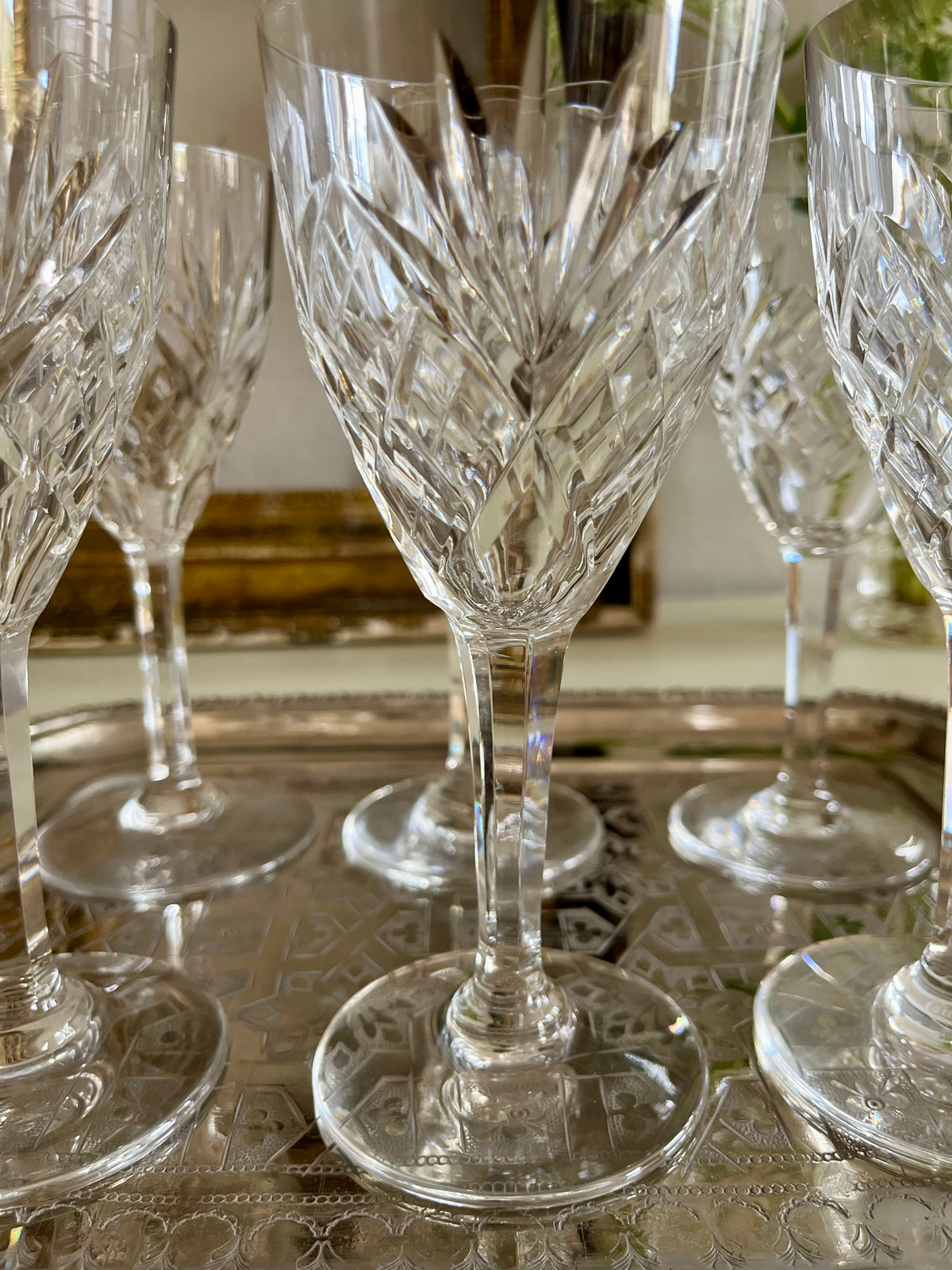 Verre à eau Saint-Louis Chantilly n°2  Vaisselle Patine