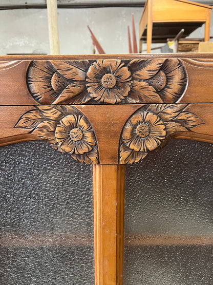Armoire une porte vitrée art déco