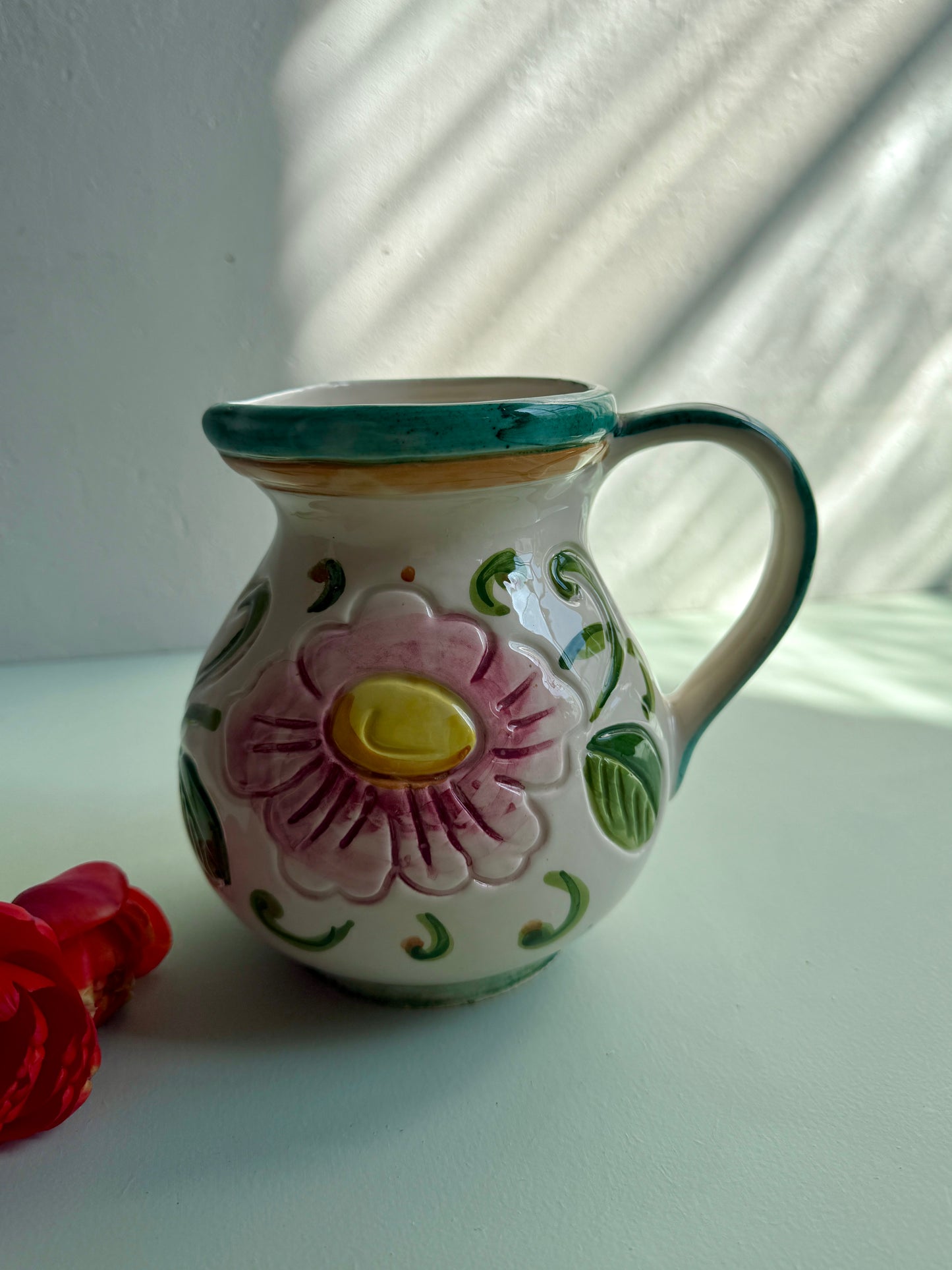 Pichet émaillé Deruta Italy