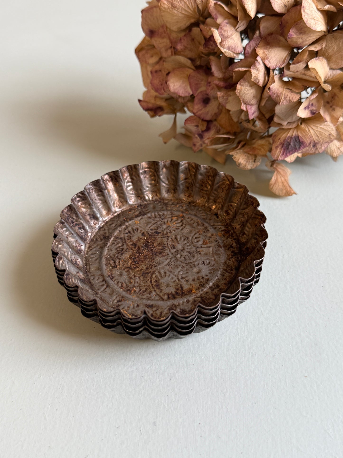 Moules à mini-tartes vintage - lot de 5