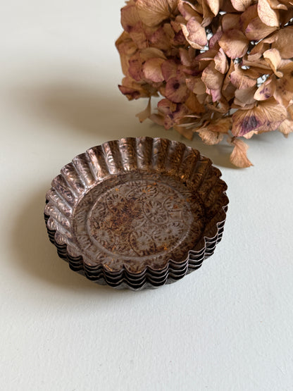 Moules à mini-tartes vintage - lot de 5