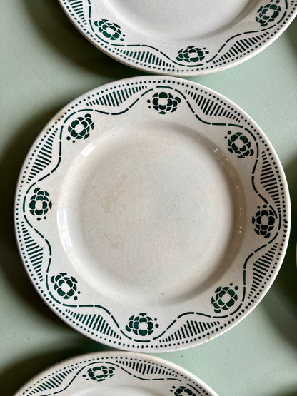 Assiettes anciennes Nouvelles Galeries Paris modèle Robert – Lot de 6  Vaisselle Patine
