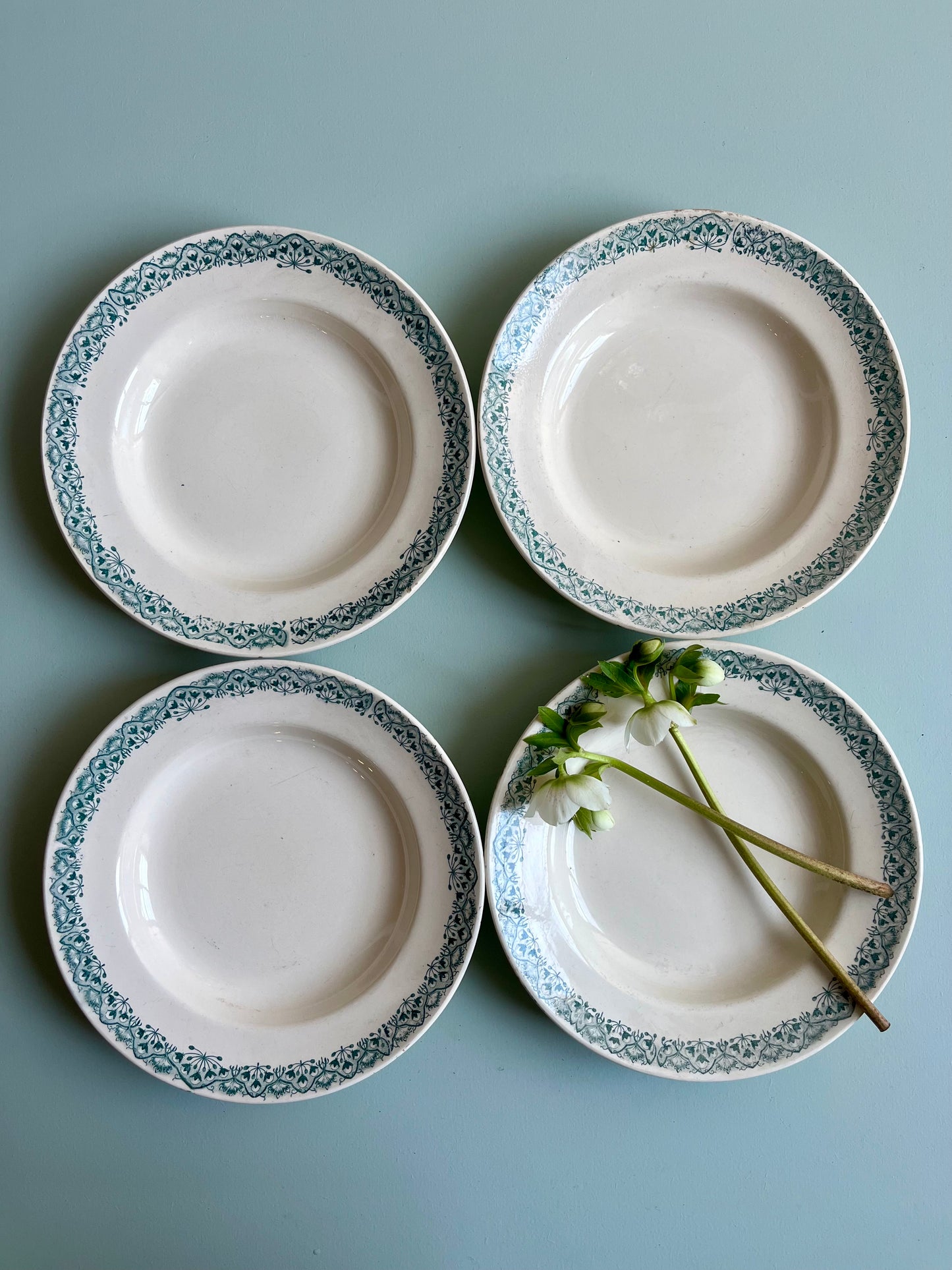 Assiettes creuses Longchamp modèle « andré » lot de 4