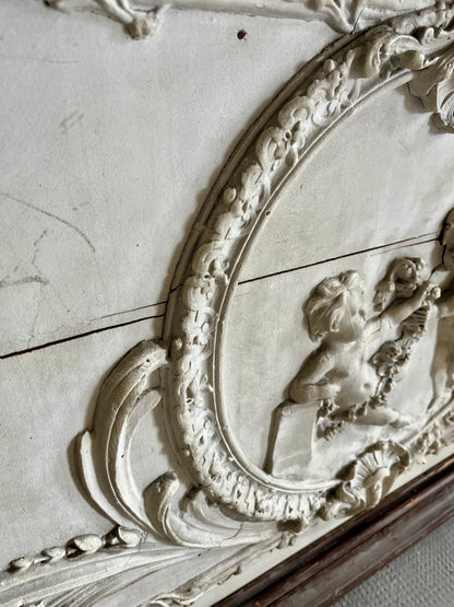 Panneau mural décoratif ancien « anges »