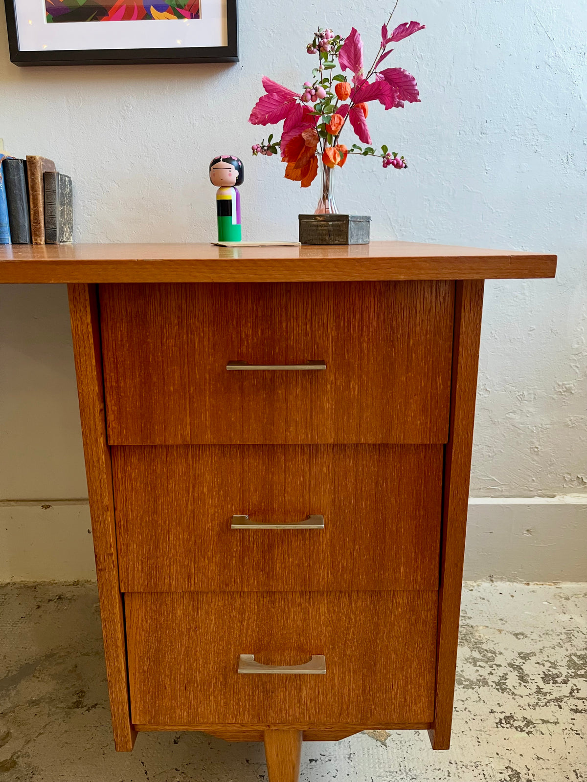 Bureau pied compas  Meubles Patine