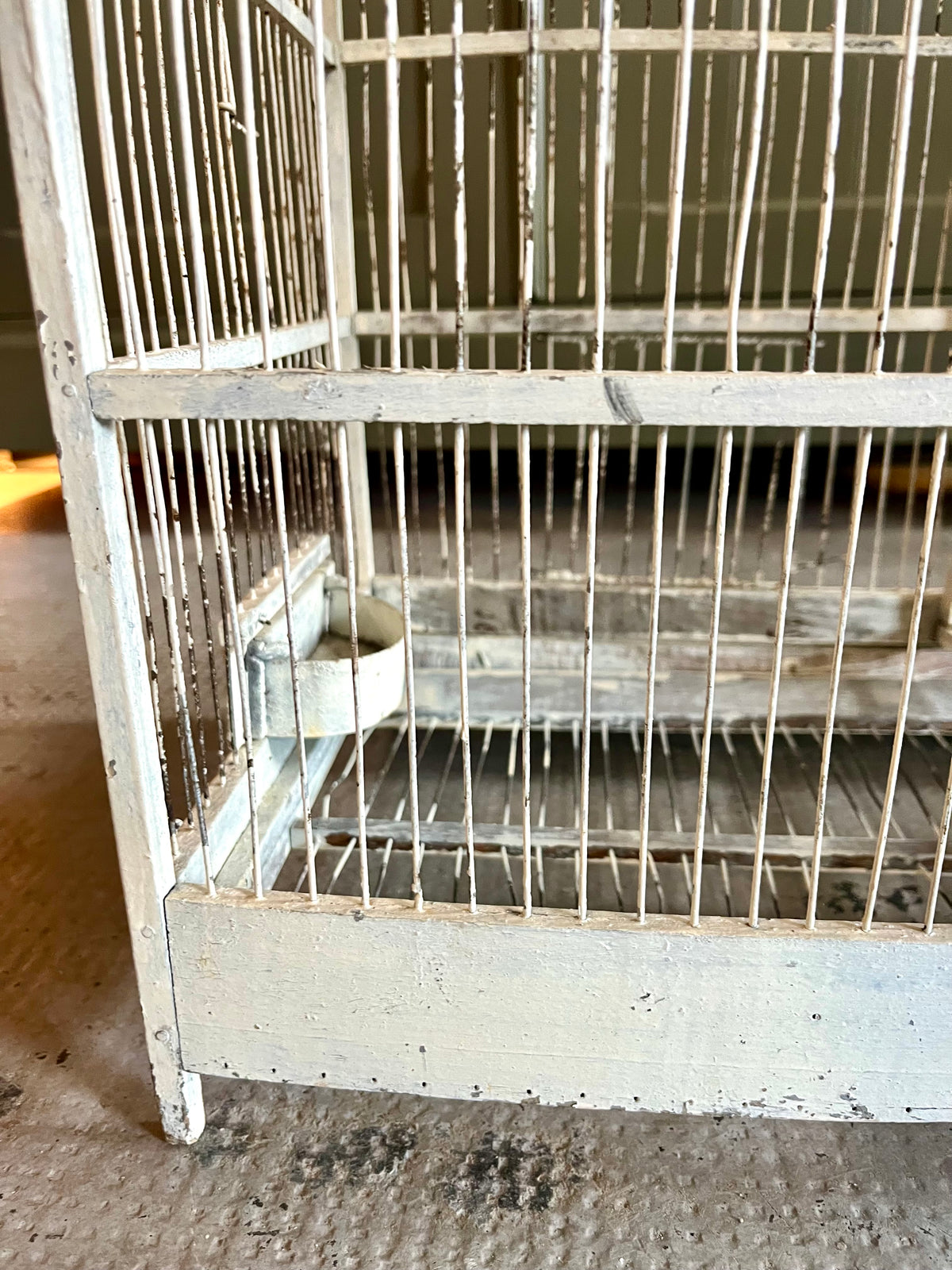Cage à oiseaux ancienne  Décoration Patine