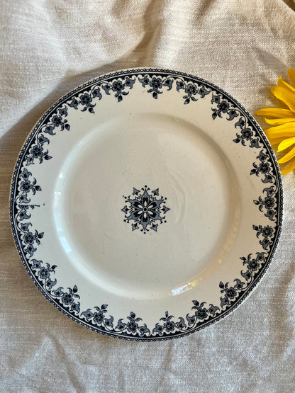 Assiette terre de fer « Gagny »   Patine