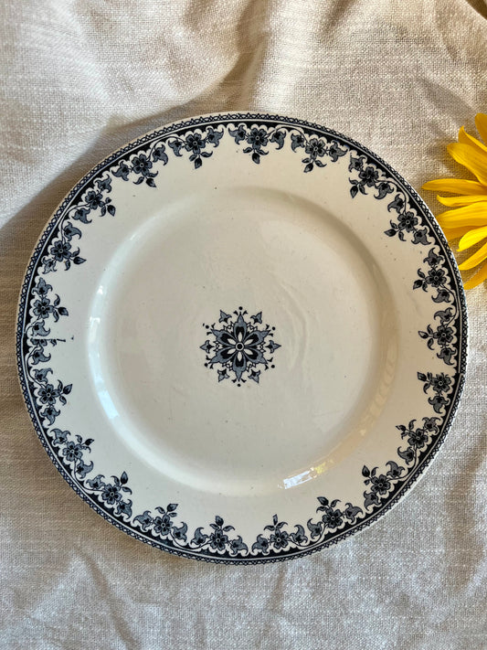 Assiette terre de fer « Gagny »   Patine