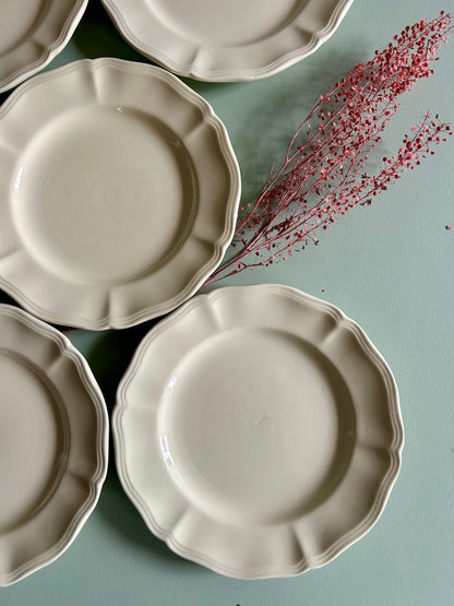 Assiettes à dessert Sarreguemines - lot de 6  Vaisselle Patine