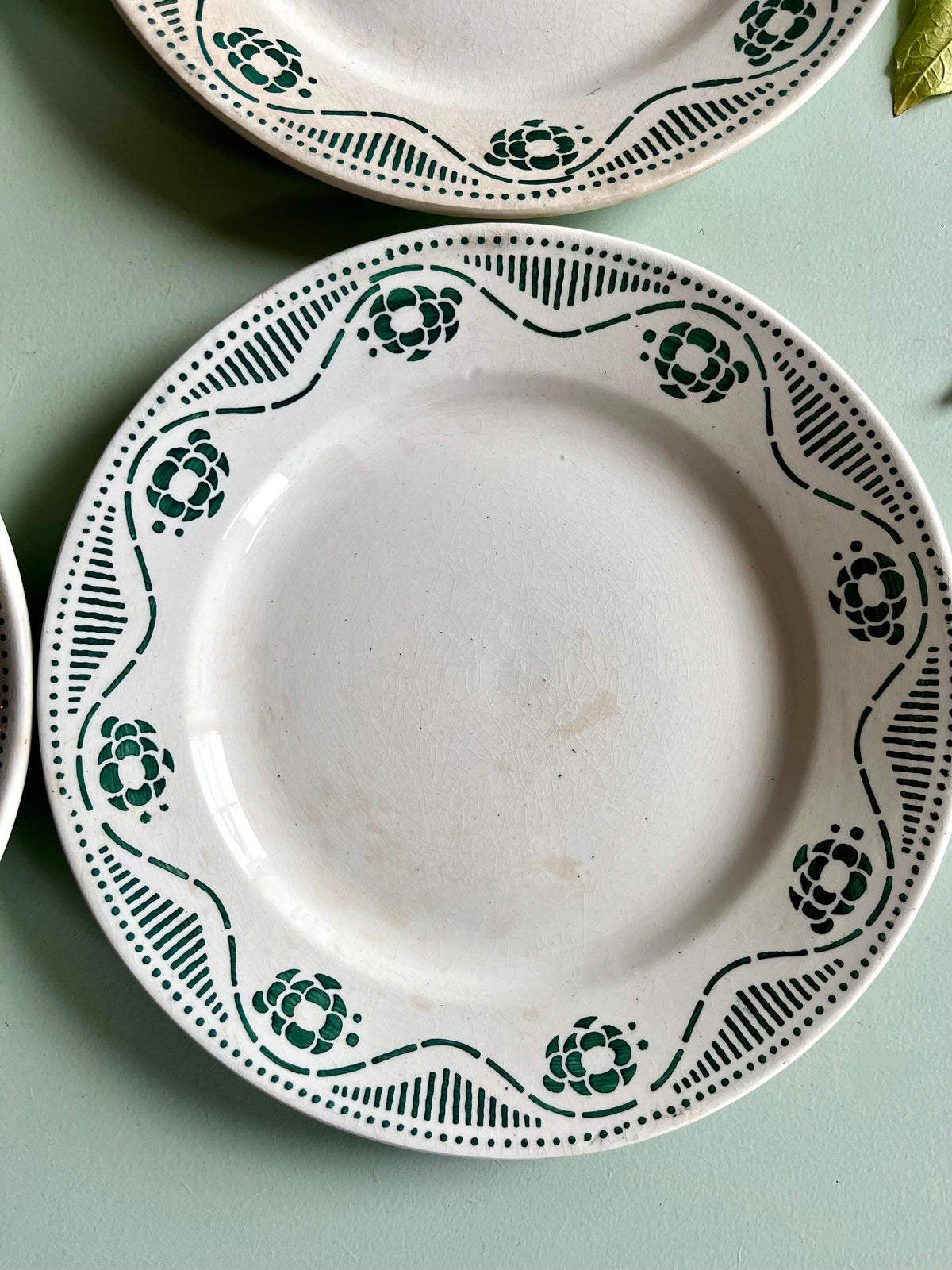 Assiettes anciennes Nouvelles Galeries Paris modèle Robert – Lot de 6  Vaisselle Patine