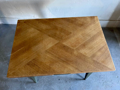 Table pieds compas avec allonges  Meubles Patine
