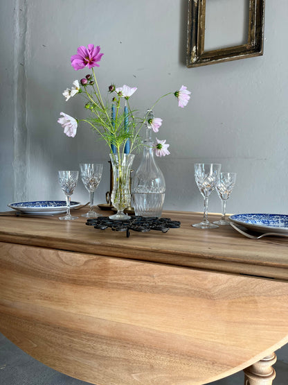 Table ovale à volets en bois  Meubles Patine