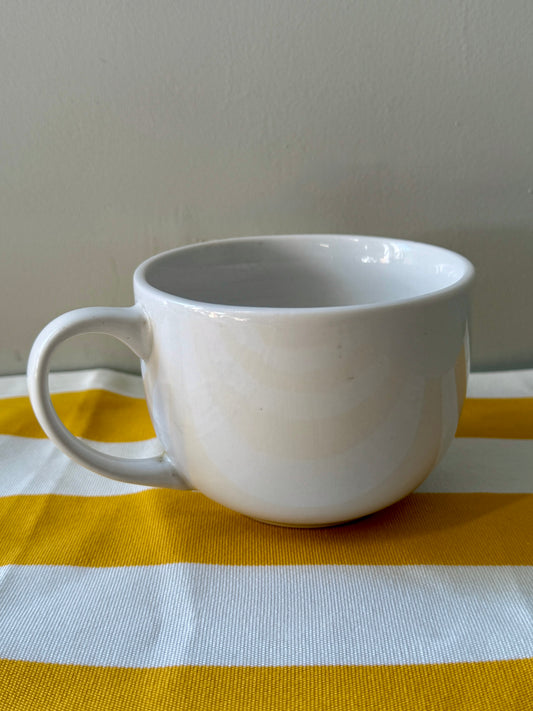 Tasse en porcelaine Annick Bitaud décor citron