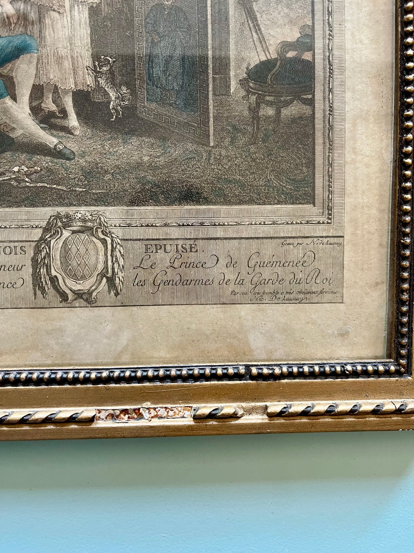 Gravure ancienne « le carquois »