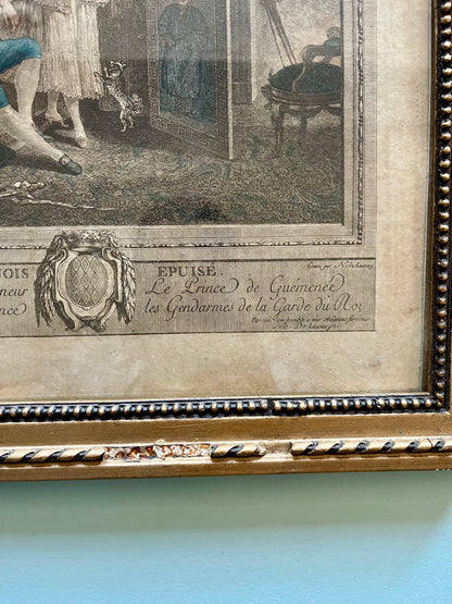 Gravure ancienne « le carquois »
