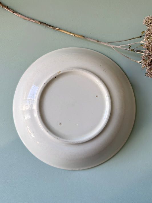 Assiette creuse paysage graphique