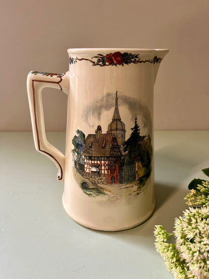 Pichet Sarreguemines ancien Obernai  Vaisselle Patine