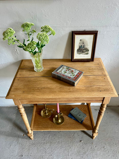 Console en bois ancienne rénovée   Patine