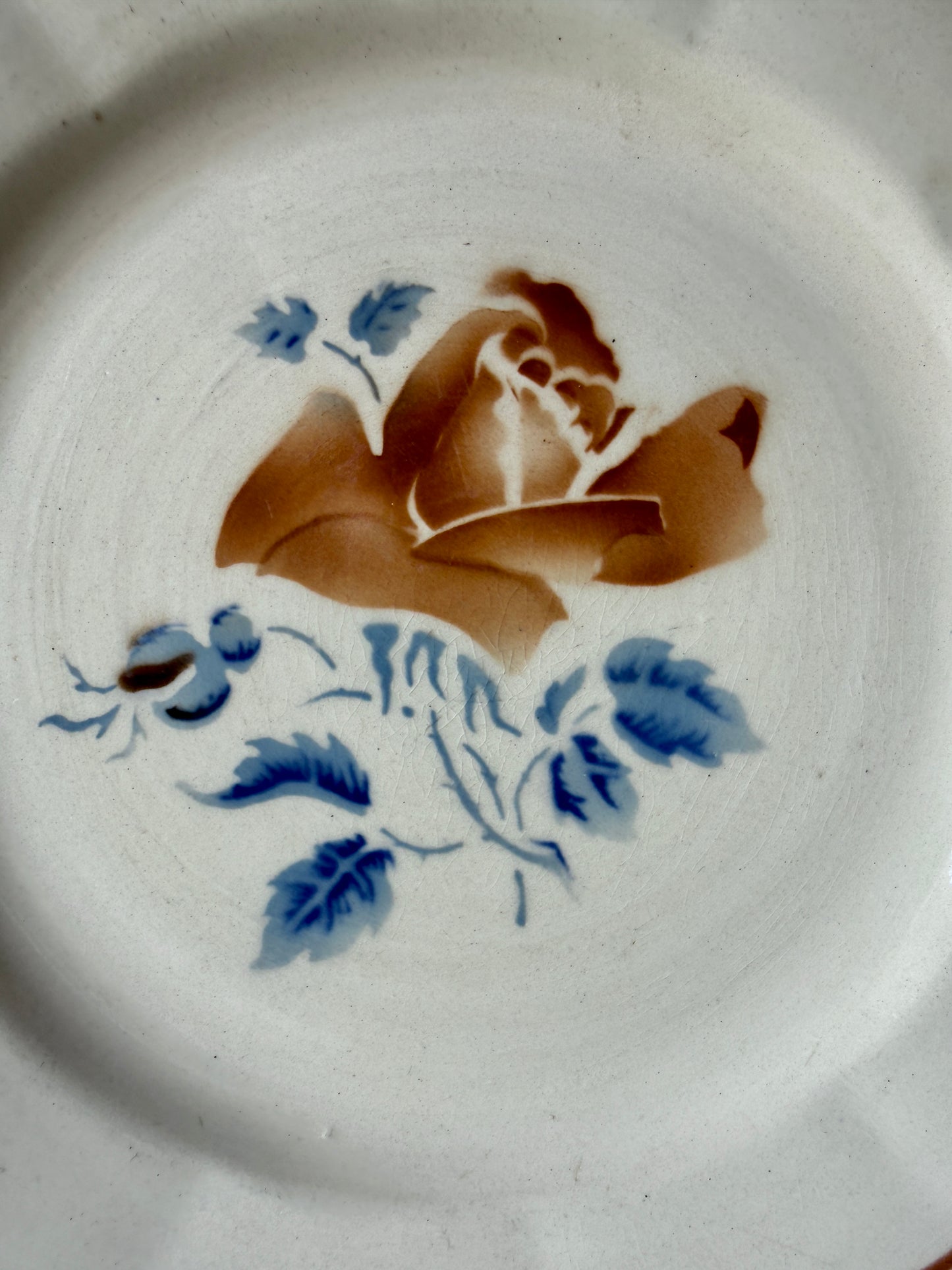 Assiette plate de Sarreguemines