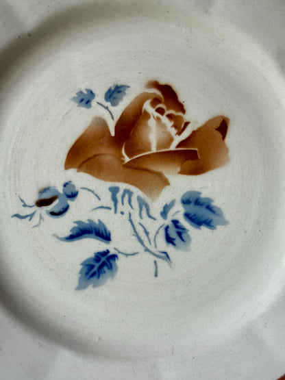 Assiette plate de Sarreguemines