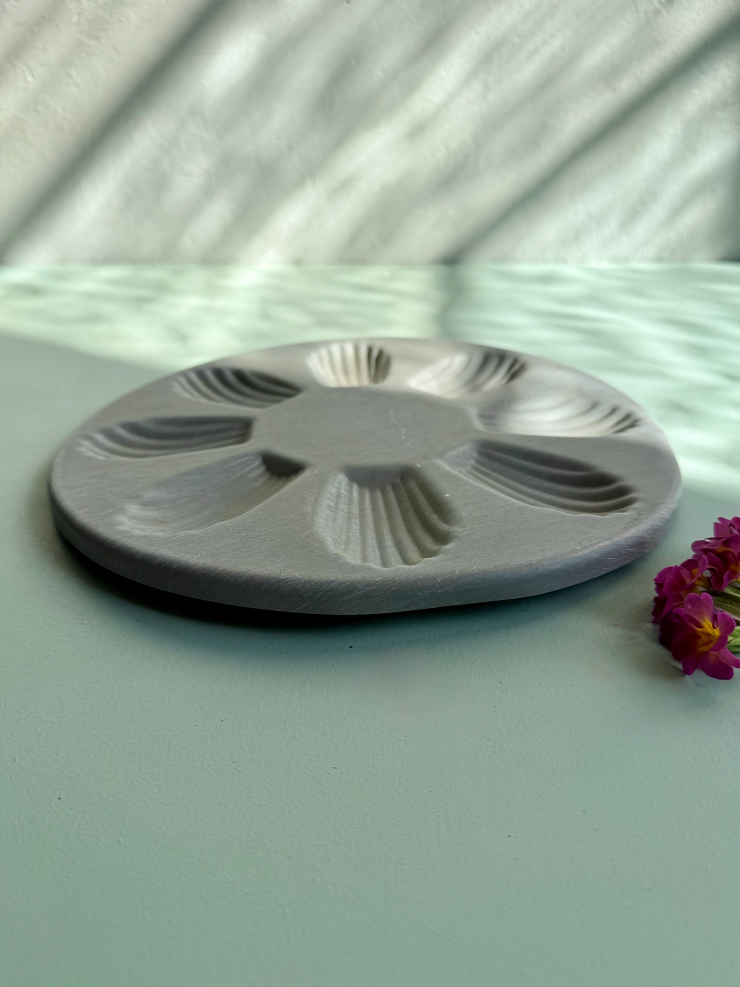 Moule à madeleines circulaire métallique