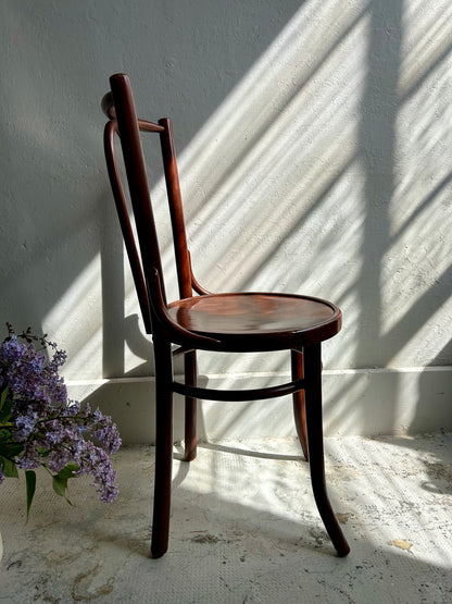 Chaise bistrot bois courbé