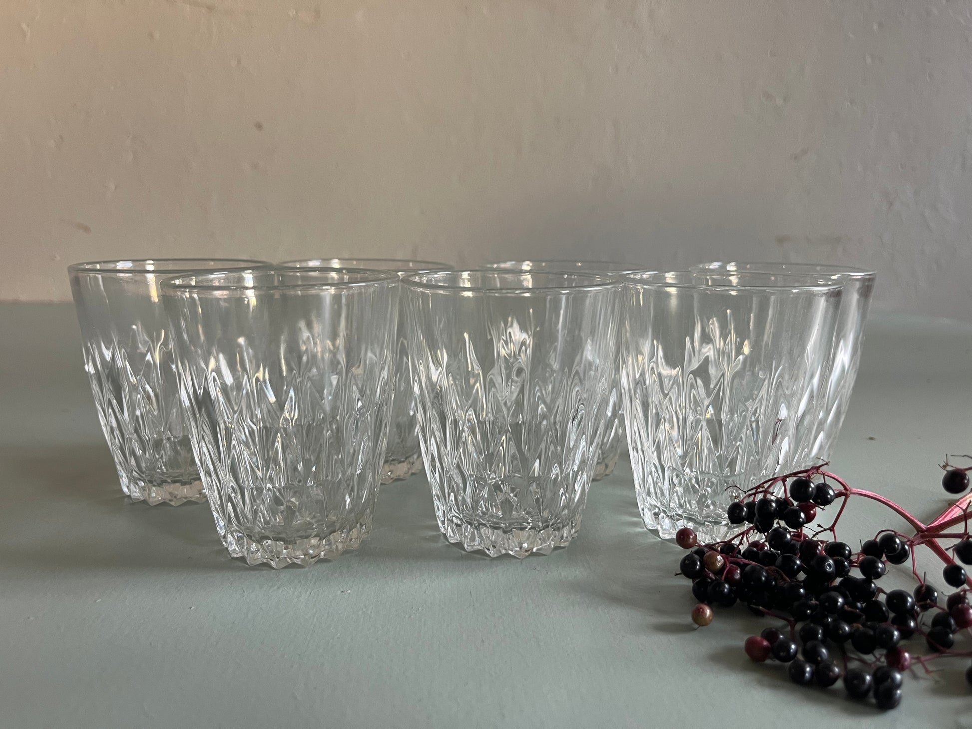 Verres à eau Duralex vintage-lot de 7  Vaisselle Patine