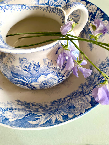 Ensemble de toilette Sarreguemines modèle « Jardinière »  Décoration Patine