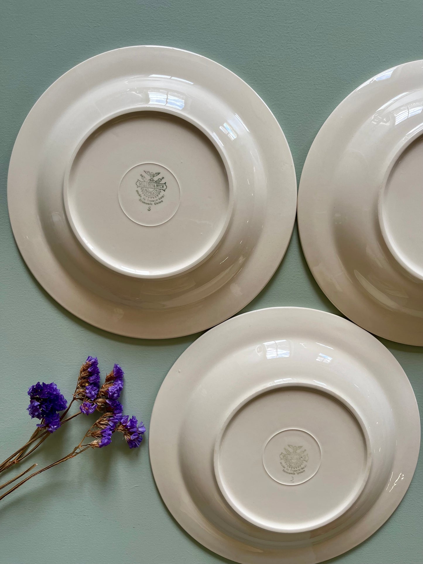 Assiettes creuses Villeroy et Boch- lot de 3   Patine