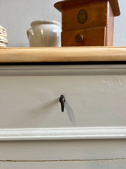 Buffet parisien ancien bois et gris