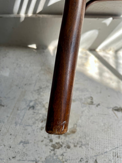 Chaise bistrot ancienne bois foncé