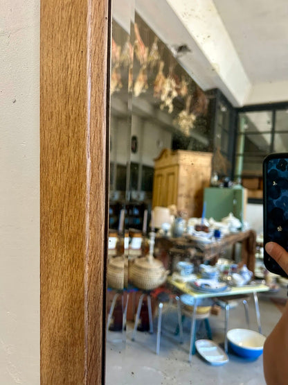 Miroir - ancienne porte   Patine
