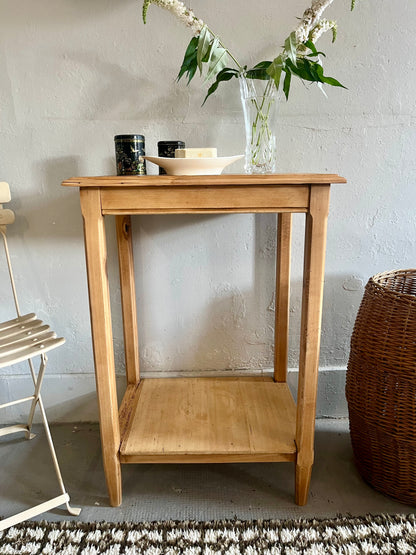 Console rénovée en bois   Patine