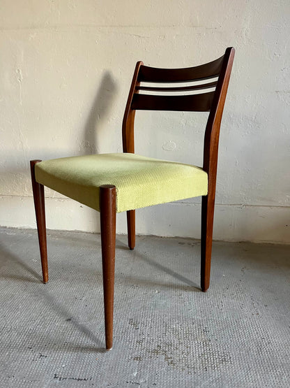 Chaises années 60 en teck style scandinave- lot de 3   Patine