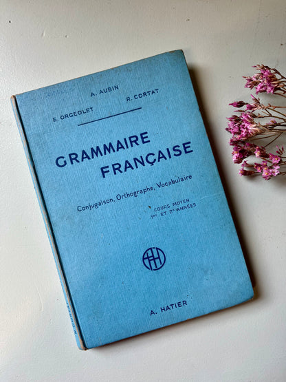Livre de grammaire ancien/ manuel vintage