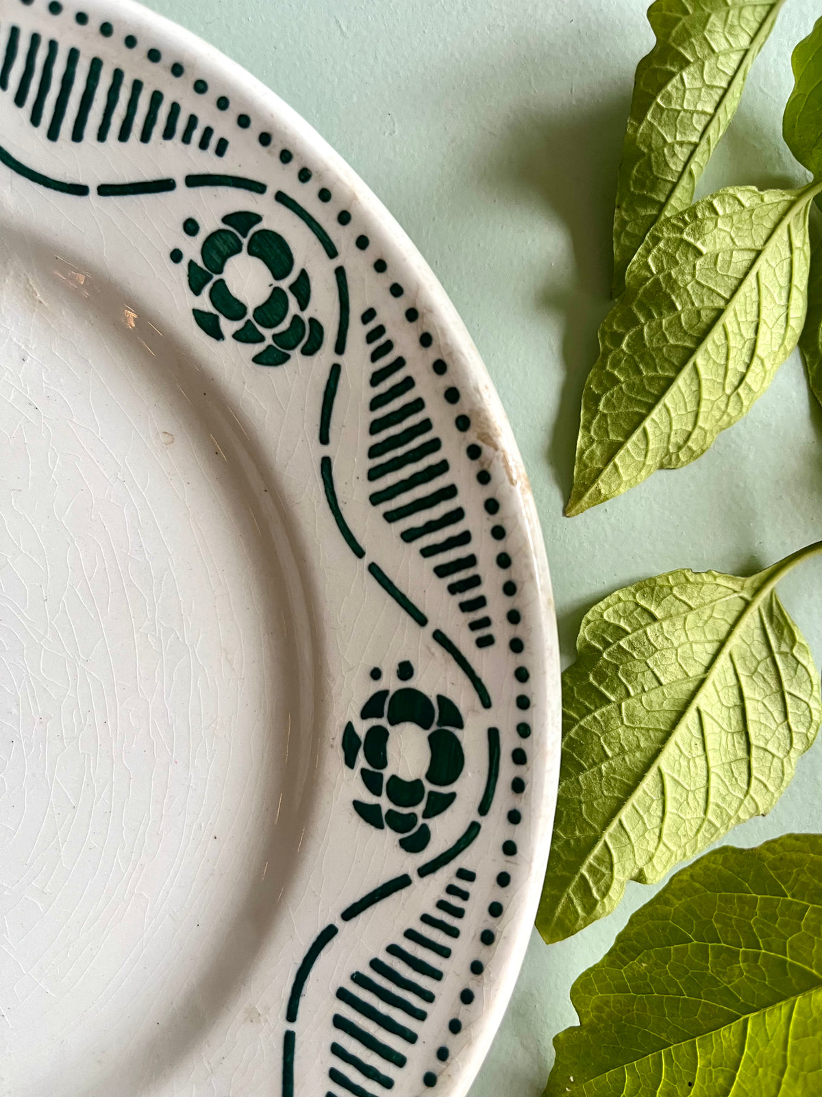 Assiettes à dessert « Nouvelle Galerie Paris » - lot de 2  Vaisselle Patine